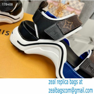 Louis Vuitton LV Archlight Flat Sandals monogram/blue 2023 - Click Image to Close