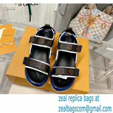 Louis Vuitton LV Archlight Flat Sandals monogram/blue 2023 - Click Image to Close