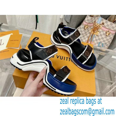 Louis Vuitton LV Archlight Flat Sandals monogram/blue 2023 - Click Image to Close