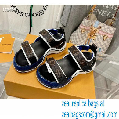 Louis Vuitton LV Archlight Flat Sandals monogram/blue 2023 - Click Image to Close