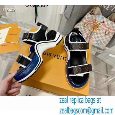 Louis Vuitton LV Archlight Flat Sandals monogram/blue 2023 - Click Image to Close