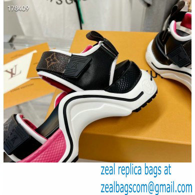 Louis Vuitton LV Archlight Flat Sandals monogram/pink 2023