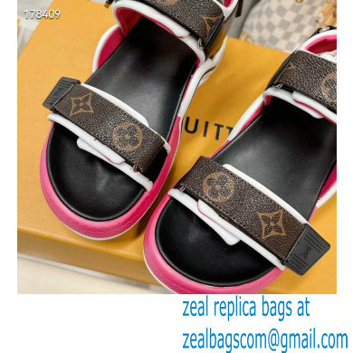 Louis Vuitton LV Archlight Flat Sandals monogram/pink 2023