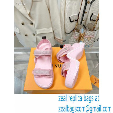 Louis Vuitton LV Archlight Flat Sandals pink 2023 - Click Image to Close