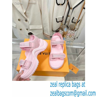 Louis Vuitton LV Archlight Flat Sandals pink 2023 - Click Image to Close
