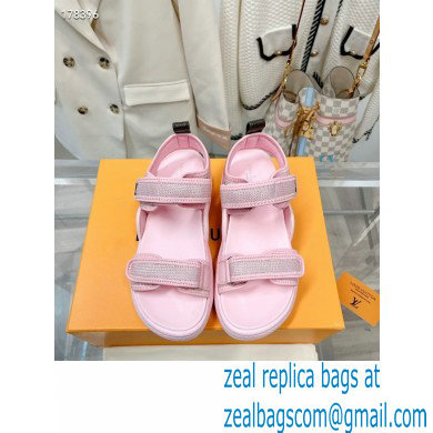 Louis Vuitton LV Archlight Flat Sandals pink 2023 - Click Image to Close