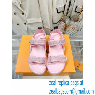 Louis Vuitton LV Archlight Flat Sandals pink 2023