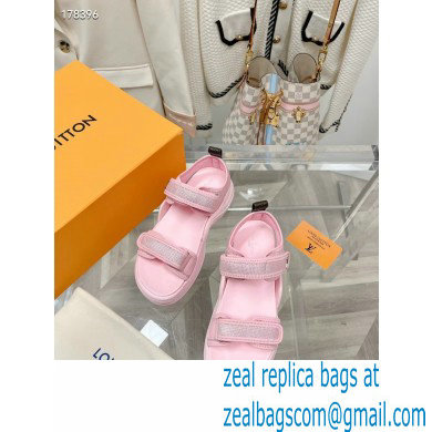 Louis Vuitton LV Archlight Flat Sandals pink 2023