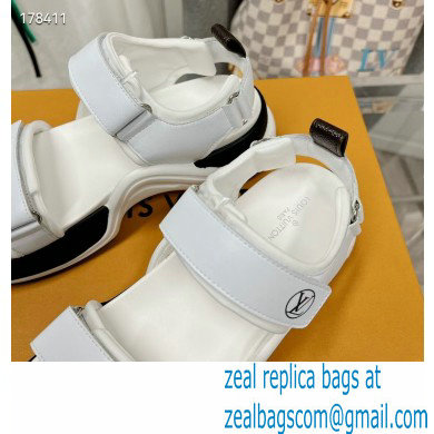 Louis Vuitton LV Archlight Flat Sandals white 2023