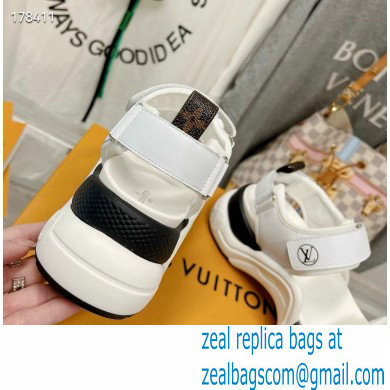 Louis Vuitton LV Archlight Flat Sandals white 2023 - Click Image to Close