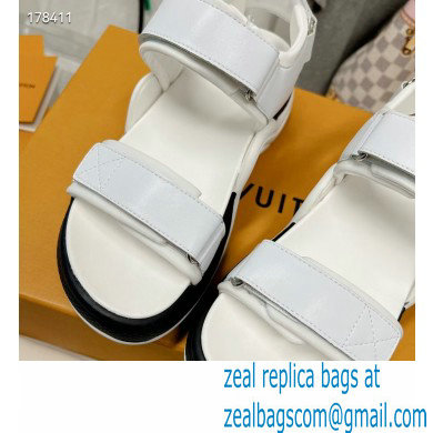 Louis Vuitton LV Archlight Flat Sandals white 2023 - Click Image to Close