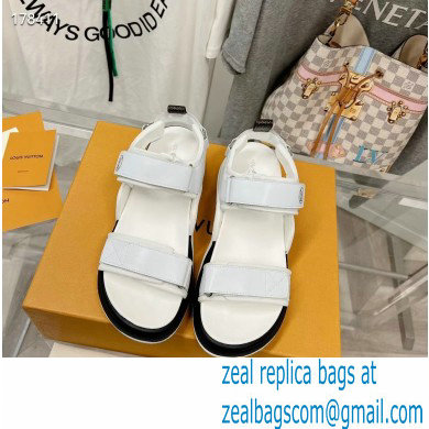 Louis Vuitton LV Archlight Flat Sandals white 2023 - Click Image to Close