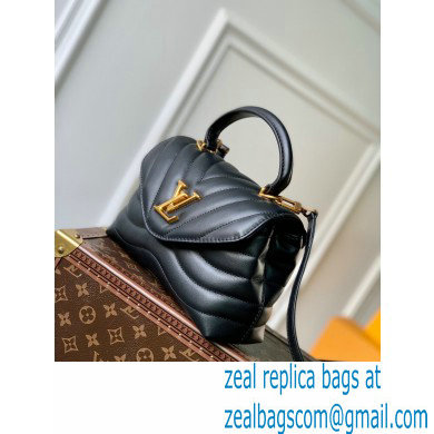 Louis Vuitton New Wave Hold Me Top Handle Bag in Leather M21720 black 2023