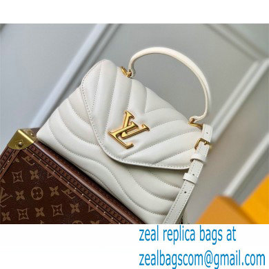 Louis Vuitton New Wave Hold Me Top Handle Bag in Leather M21797 White 2023 - Click Image to Close