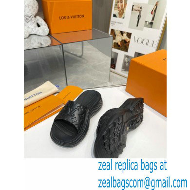 Louis Vuitton Pool 55 Flat Comfort Mule black 2023