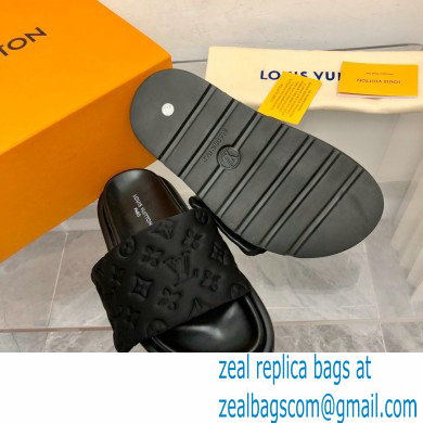 Louis Vuitton Pool Pillow Flat Comfort Mule black 2023