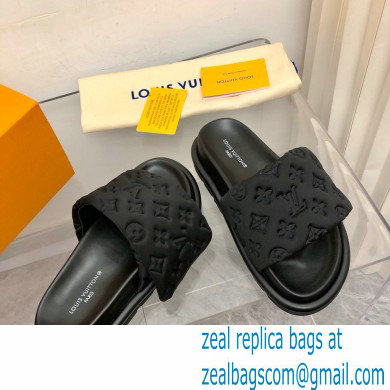 Louis Vuitton Pool Pillow Flat Comfort Mule black 2023