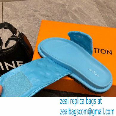 Louis Vuitton Pool Pillow Flat Comfort Mule blue 2023