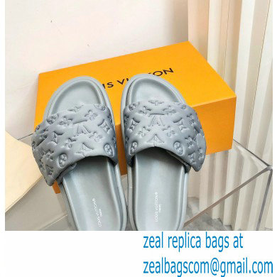 Louis Vuitton Pool Pillow Flat Comfort Mule gray 2023