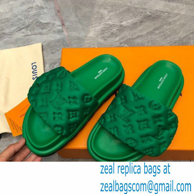 Louis Vuitton Pool Pillow Flat Comfort Mule green 2023