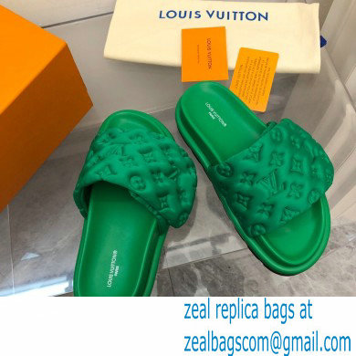 Louis Vuitton Pool Pillow Flat Comfort Mule green 2023