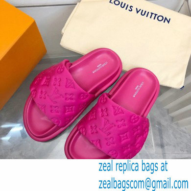 Louis Vuitton Pool Pillow Flat Comfort Mule hot pink 2023