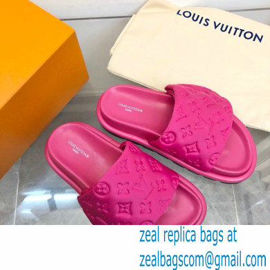 Louis Vuitton Pool Pillow Flat Comfort Mule hot pink 2023