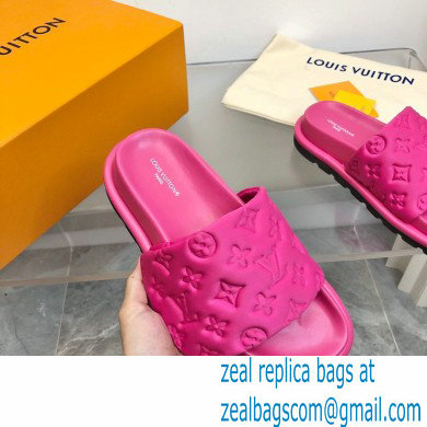 Louis Vuitton Pool Pillow Flat Comfort Mule hot pink 2023