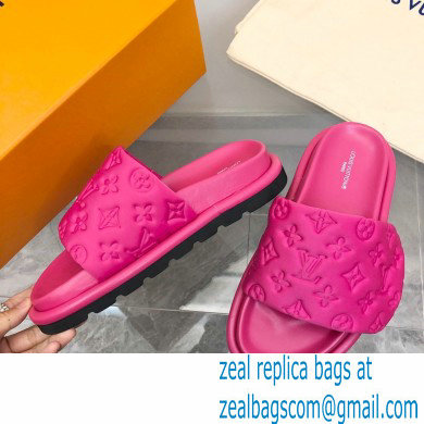 Louis Vuitton Pool Pillow Flat Comfort Mule hot pink 2023 - Click Image to Close