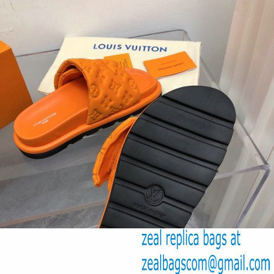 Louis Vuitton Pool Pillow Flat Comfort Mule orange 2023