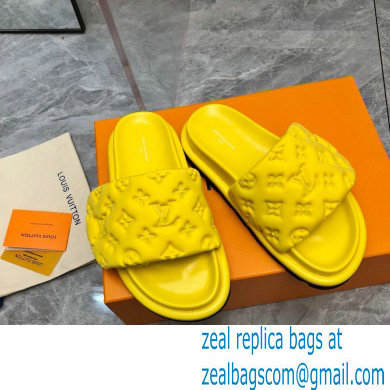 Louis Vuitton Pool Pillow Flat Comfort Mule yellow 2023