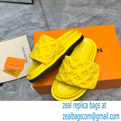 Louis Vuitton Pool Pillow Flat Comfort Mule yellow 2023 - Click Image to Close