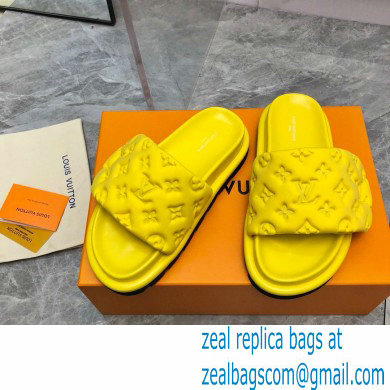 Louis Vuitton Pool Pillow Flat Comfort Mule yellow 2023