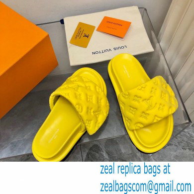 Louis Vuitton Pool Pillow Flat Comfort Mule yellow 2023