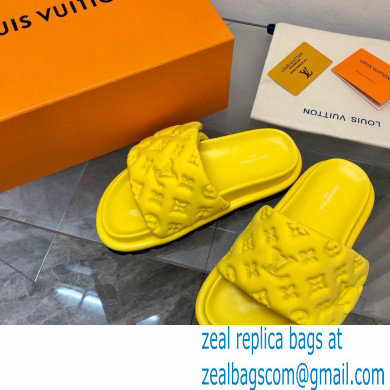 Louis Vuitton Pool Pillow Flat Comfort Mule yellow 2023 - Click Image to Close