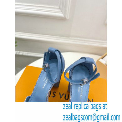 Louis Vuitton Silhouette Sandal in relaxed Monogram denim 2023