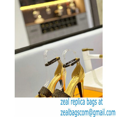 Louis Vuitton heel 11.5cm Afterglow Platform Sandal gold 2023