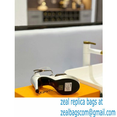 Louis Vuitton heel 11.5cm Afterglow Platform Sandal silver 2023