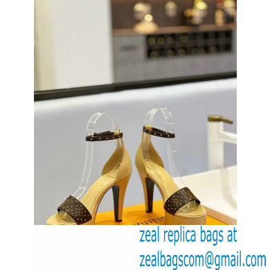 Louis Vuitton heel 11.5cm Afterglow Platform Sandal yellow 2023