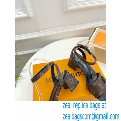 Louis Vuitton heel 5.5cm shake Sandals in monogram leather 2023 - Click Image to Close