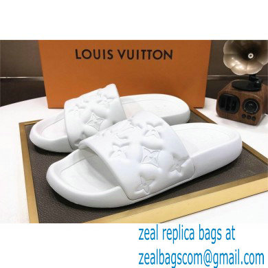 Louis Vuitton men's Waterfront Mule white 2023 - Click Image to Close