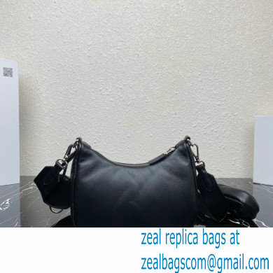 Prada Padded nappa-leather Re-Edition 2005 shoulder bag 1BH204 Black 2023 - Click Image to Close