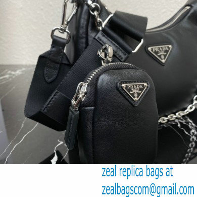 Prada Padded nappa-leather Re-Edition 2005 shoulder bag 1BH204 Black 2023