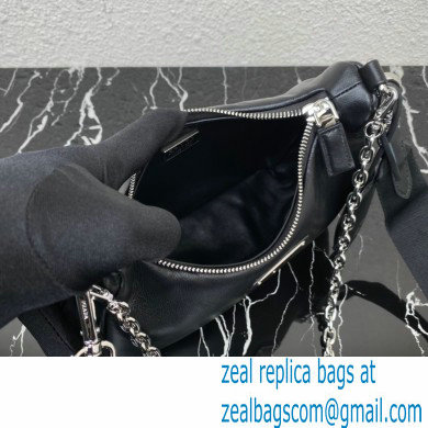 Prada Padded nappa-leather Re-Edition 2005 shoulder bag 1BH204 Black 2023 - Click Image to Close