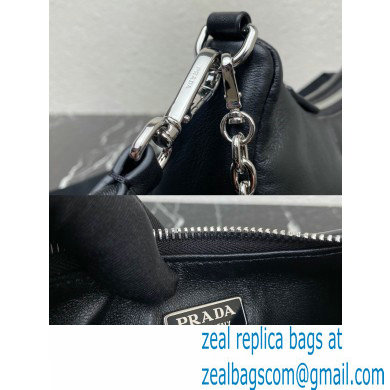 Prada Padded nappa-leather Re-Edition 2005 shoulder bag 1BH204 Black 2023 - Click Image to Close