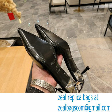 Prada Heel 4.5cm Triangle-logo Pumps Black 2023