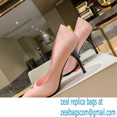 Prada Heel 8.5cm leather pumps 1I001N Brushed Pink 2023