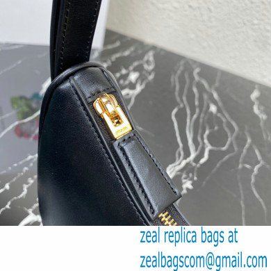 Prada Moon Leather shoulder bag 1BC194 Black 2023 - Click Image to Close