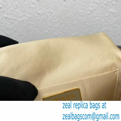 Prada Satin mini-bag with crystals 1BD329 Gold 2023 - Click Image to Close