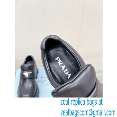 Prada Soft padded nappa leather loafers Black 2023